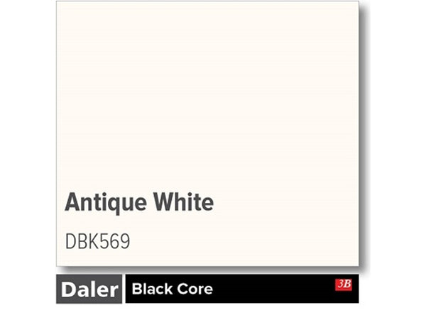 ANTIQUE WHITE   - Daler Black Core