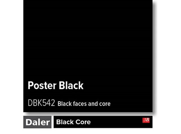 Poster Black   - Daler Black Core