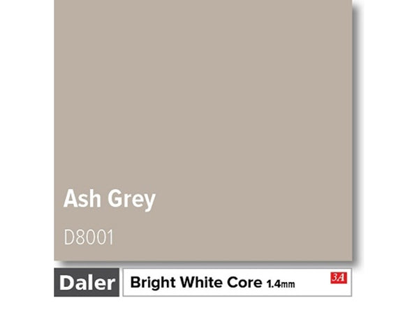 ASH GREY   - Daler Bright White Core