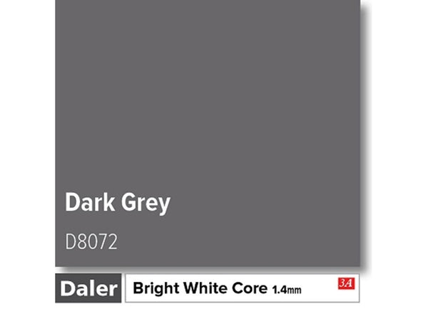 DARK GREY   - Daler Bright White Core