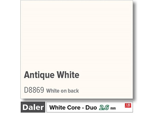 Antique White  - Daler Bright White Core 2.6mm