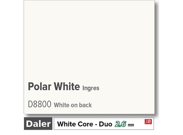 Polar White  - Daler Bright White Core 2.6mm
