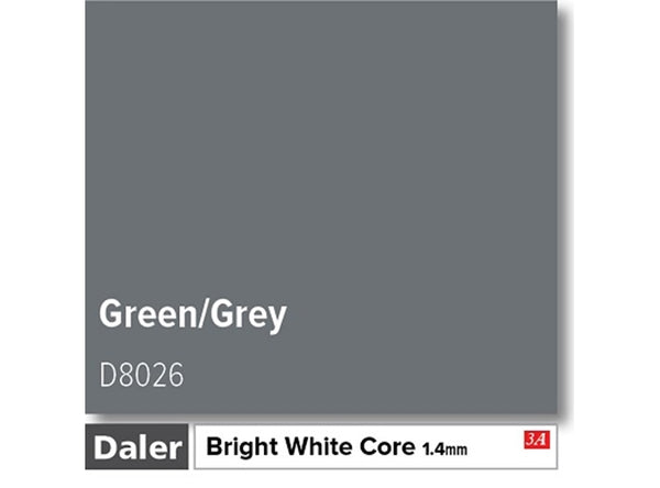 GREEN GREY   - Daler Bright White Core