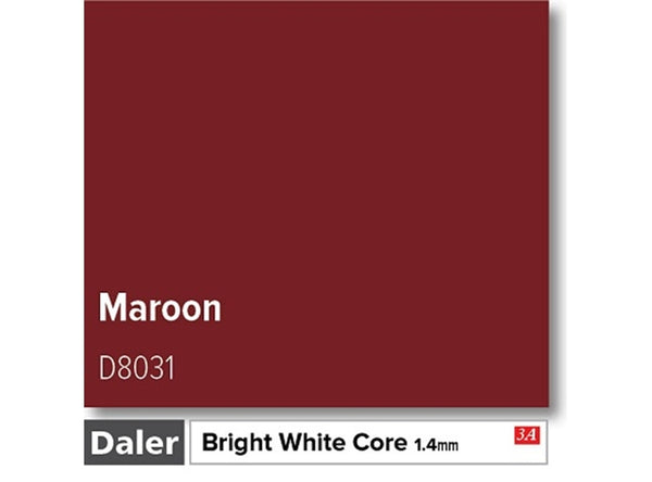 MAROON   - Daler Bright White Core