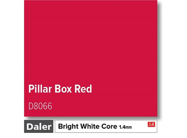 PILLAR BOX RED   - Daler Bright White Core