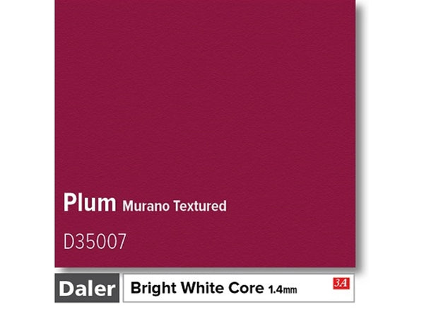 PLUM   - Daler Bright White Core Textured