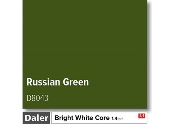 RUSSIAN GREEN   - Daler Bright White Core