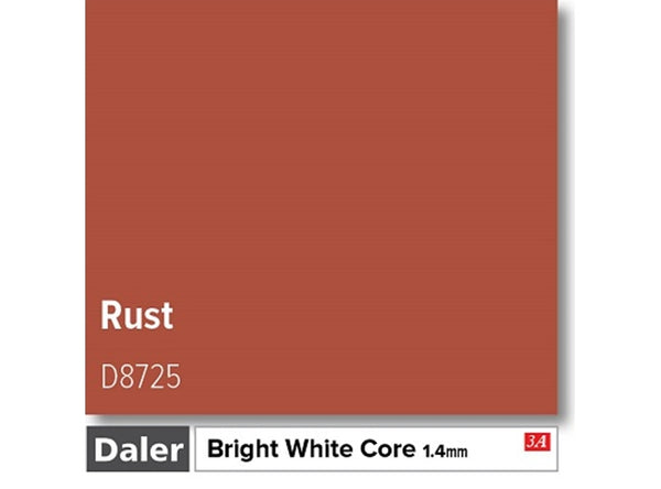 Rust   - Daler Bright White Core