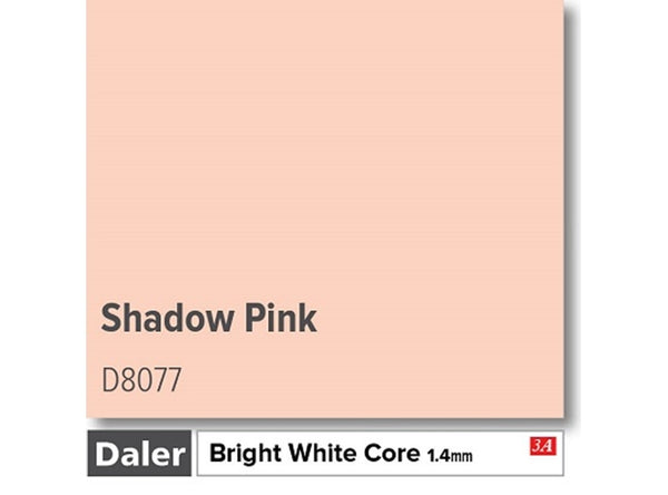 SHADOW PINK   - Daler Bright White Core