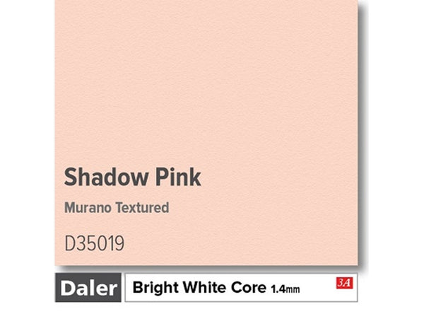 SHADOW PINK  - Daler Bright White Core Murano