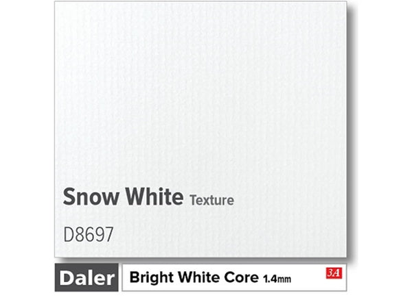 SNOW WHITE   - Daler Bright White Core Texture
