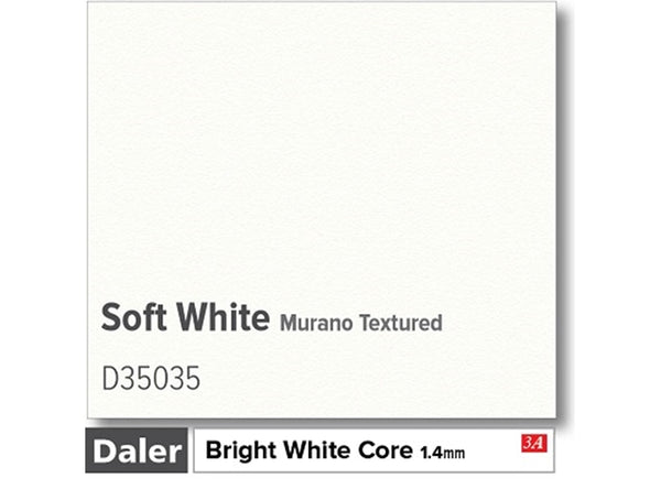 SOFT WHITE  - Daler Bright White Core Murano