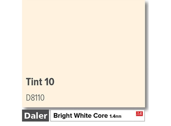 TINT 10   - Daler Bright White Core