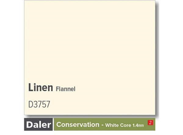 LINEN FLANNEL   - Daler Conservation White Core