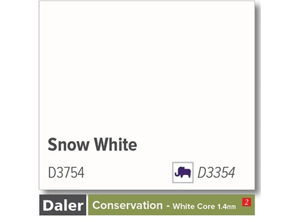 SNOW WHITE  - Daler Conservation White Core