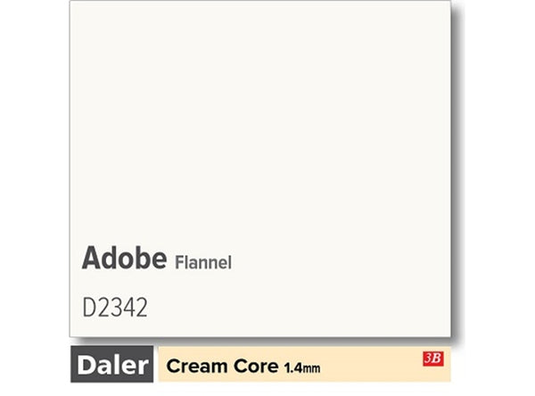 ADOBE FLANNEL   - Daler Cream Core Flannel