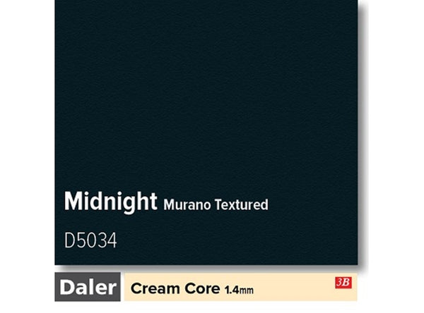 Midnight  - Daler Cream Core Murano Textured