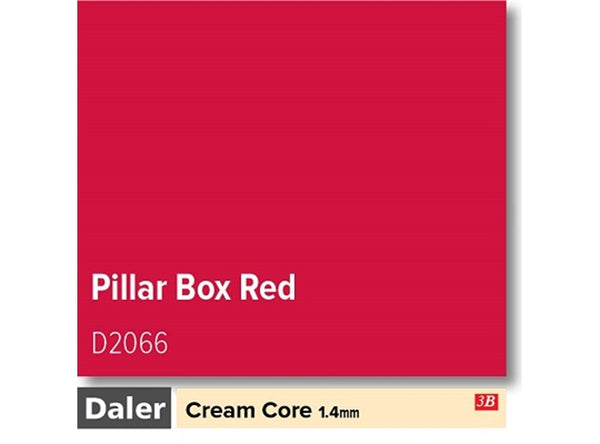 Pillar Box Red - Daler Cream Core Standard