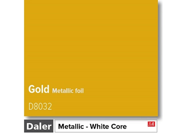 GOLD Metallic  - Daler White Core Metallic