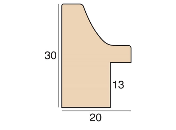 20mm 'Isola' Forest Green