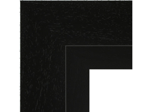 80mm 'Bloc' Black Open Grain