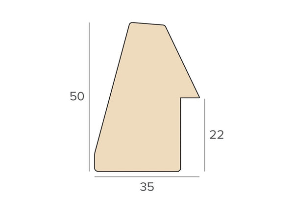 35x50mm 'Niro' Black FSC 100%