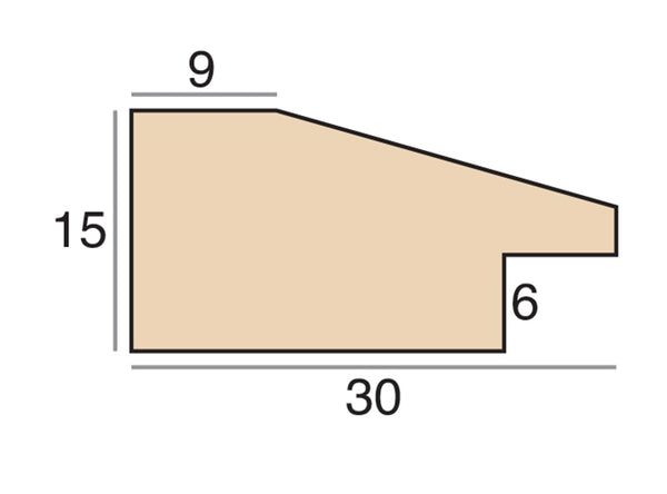 30mm 'Bare Wood' Ayous FSC Mix 70%