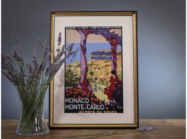 20mm 'Monaco' Gold Leaf & Black