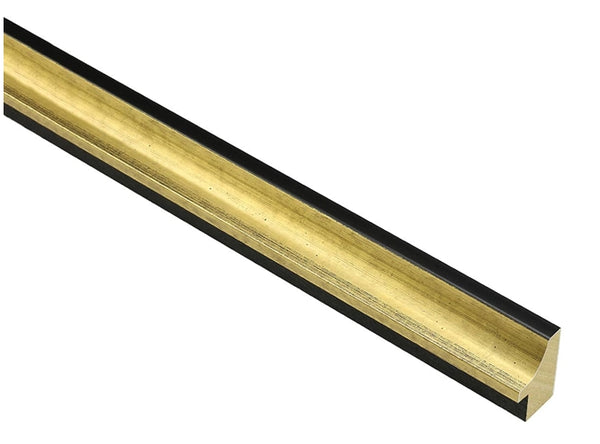 20mm 'Monaco' Gold Leaf & Black