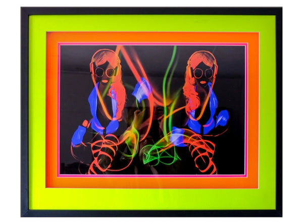 Neon Orange  - Colourmount White Core Centura