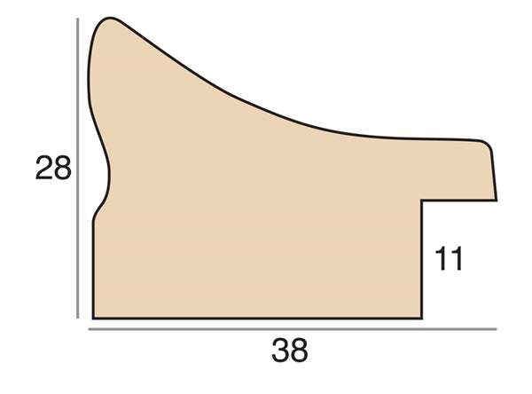 38mm 'Oberon' Black Fusion