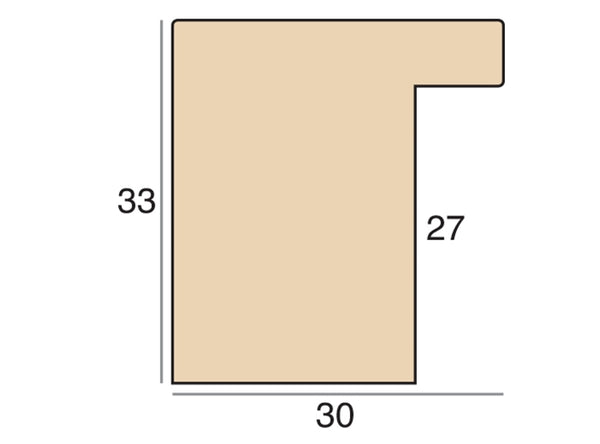 30mm 'Portobello' Ivory