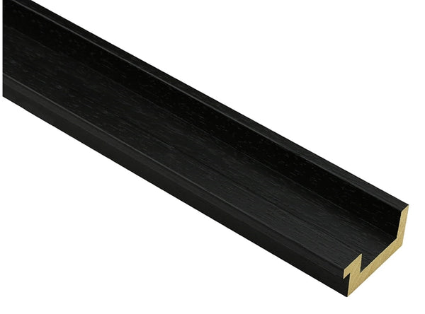 50mm 'St Ives' Black Open Grain FSC 100%