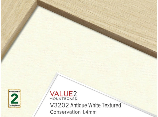 ANTIQUE WHITE TEXTURED 1.4mm  - VALUE2 Conservation