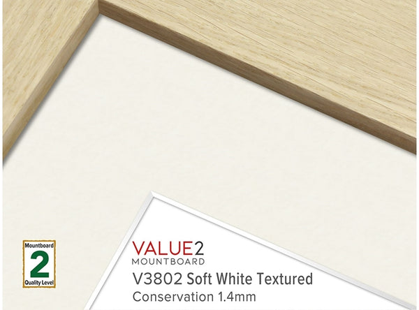 SOFT WHITE TEXTURED 1.4mm  - VALUE2 Conservation