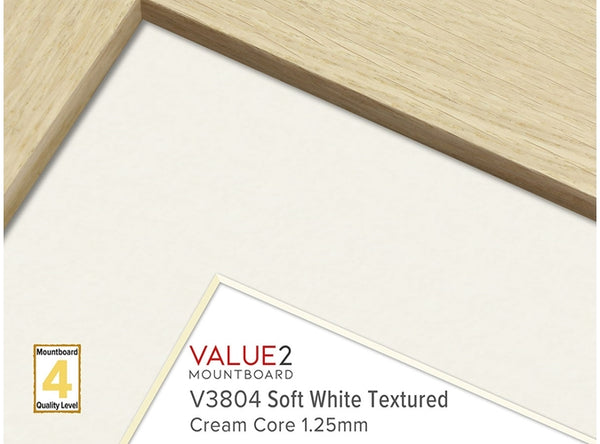 SOFT WHITE TEXTURED 1.25mm  - VALUE2 Cream Core