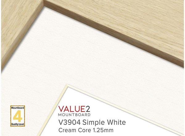 SIMPLE WHITE 1.25mm  - VALUE2 Cream Core