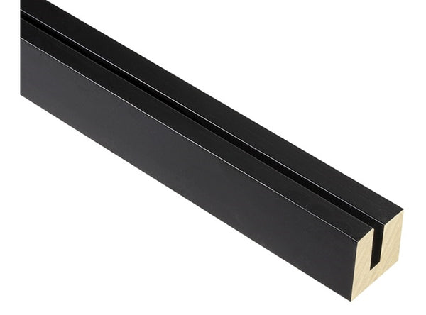 10mm 'Panel Tray' Matt Black 4mm Rebate FSC 100%