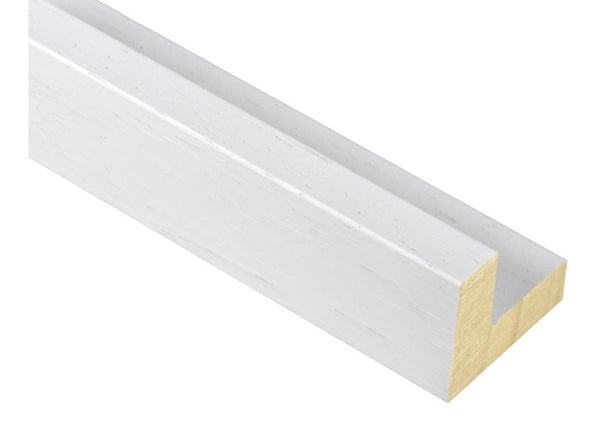 12mm 'Revival L' White 21mm rebate