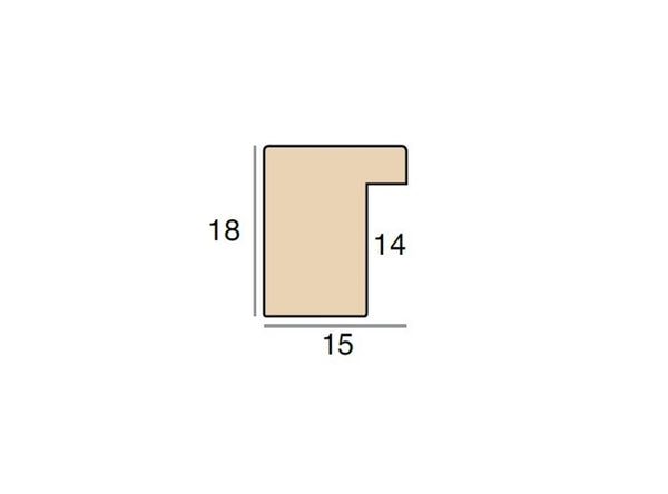 15mm 'Mono' White Closed Grain FSC 100%