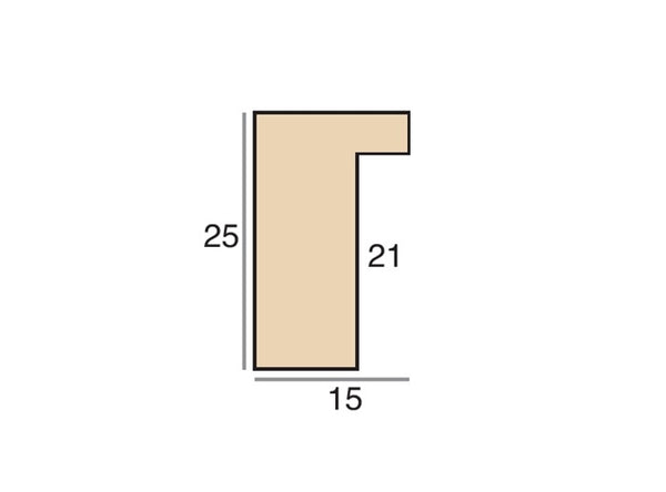 15mm 'Regency' Silver Leaf