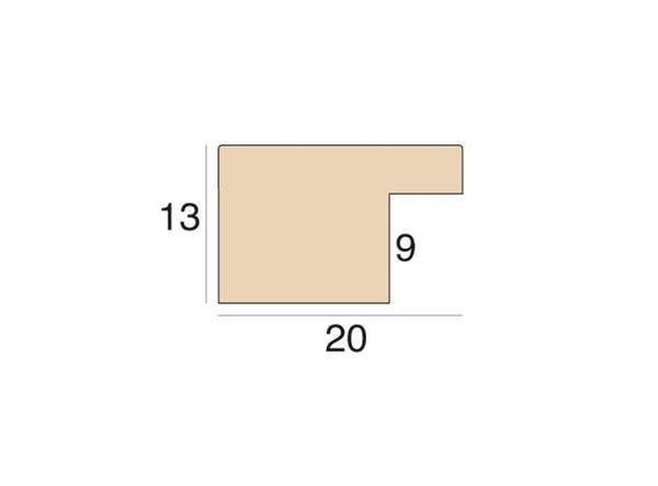 20x13mm 'Domino' Wenge Open Grain FSC 100%