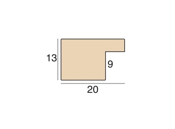 20mm 'Mono' Matt black FSC 100%