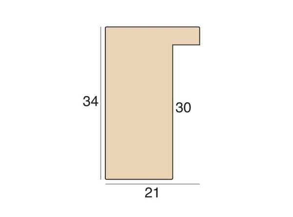 21mm 'Mono' Gloss black  FSC 100%