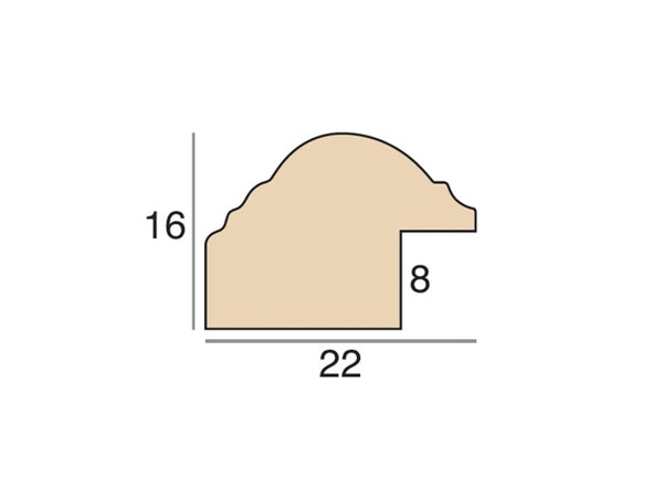 22mm 'Ludlow' Toned mahogany GSE FSC 100%