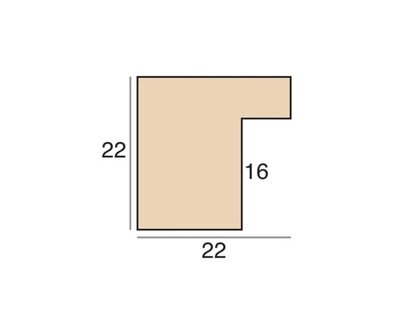 22mm 'Richmond' White Wash FSC 100%