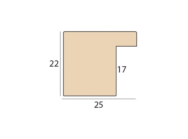 25mm 'Mono' Gloss White FSC 100%