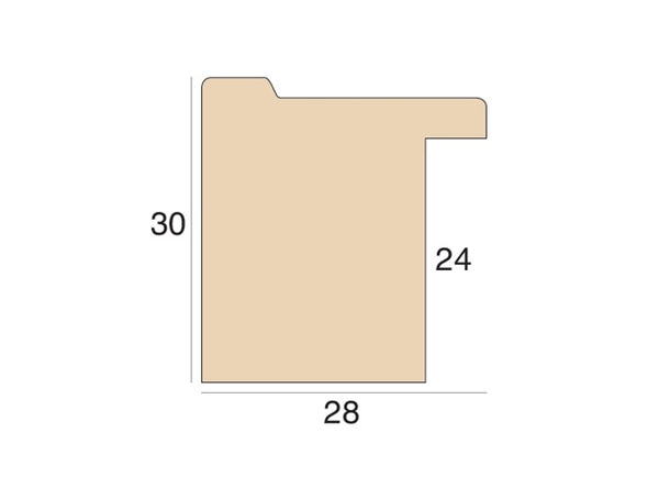 28mm 'Sportif' White FSC 100%