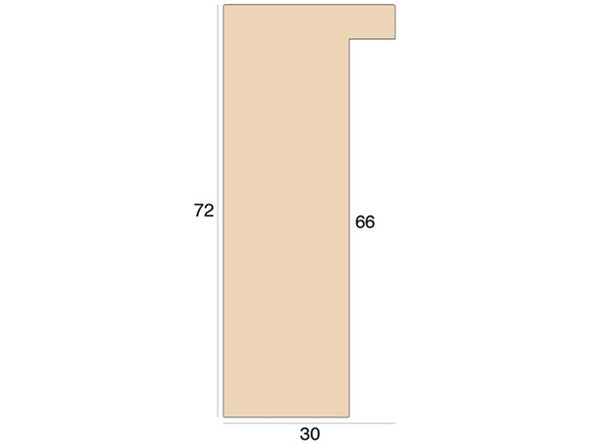 30mm 'Arken' White FSC 100%