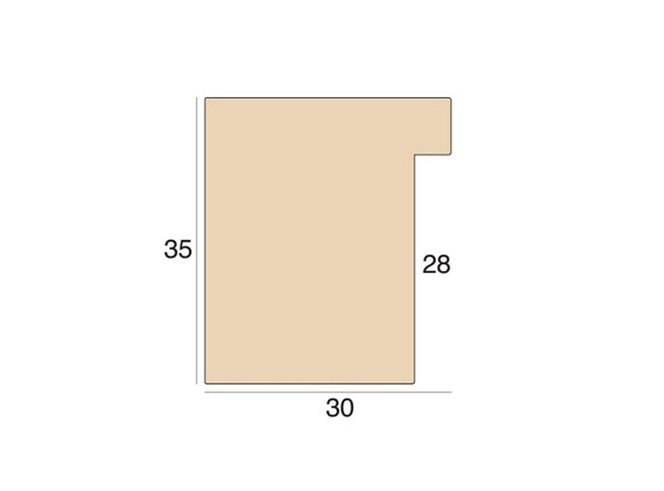 30mm 'Milano' Soft Gold  FSC 100%